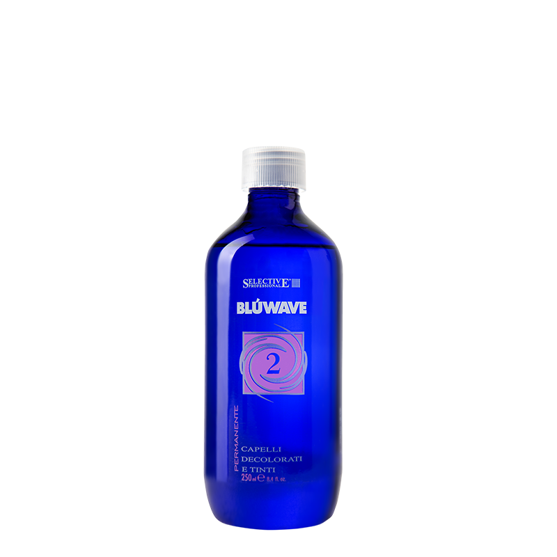 Средства для химической завивки волос:  SELECTIVE PROFESSIONAL -  Blue Wave 2 - Состав на основе протеинов кератина для  окрашенных, поврежденных волос  (250 мл)