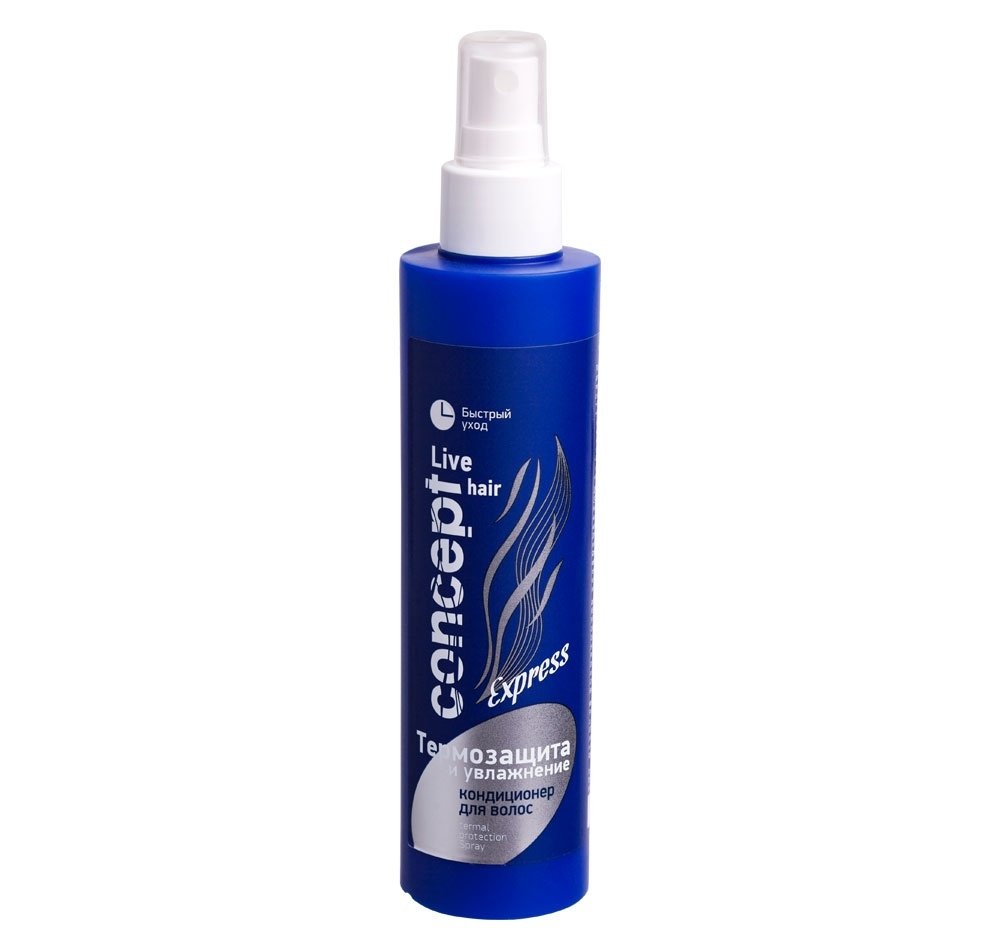 Спреи для волос:  Concept -  Кондиционер смягчающий для волос Термозащита и увлажнение Multi-protective hair spray (200 мл)