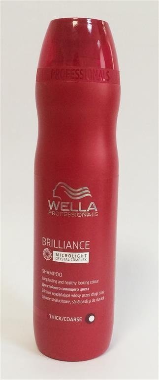 Шампуни для волос:  Wella Professionals -  Шампунь для окрашенных жестких волос Brilliance (250 мл)