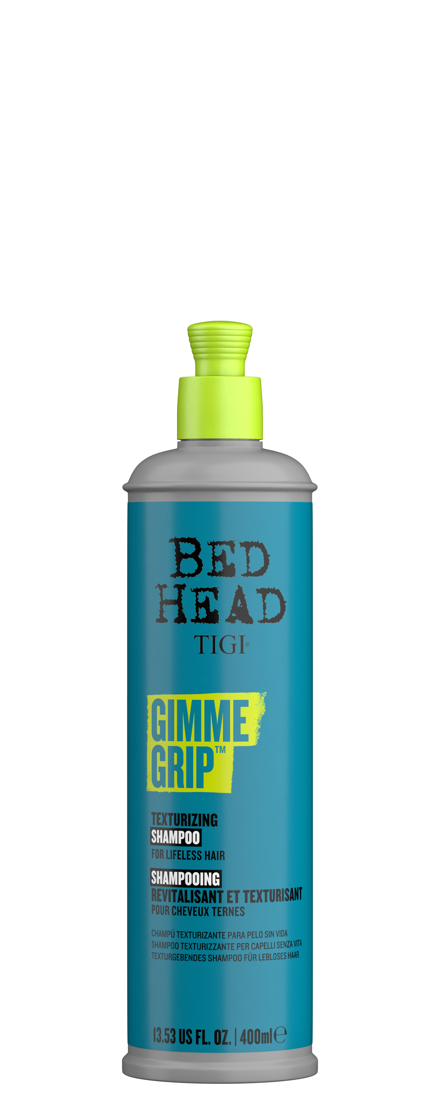 Шампуни для волос:  TIGI -  Текстурирующий шампунь GIMME GRIP BED HEAD (400 мл)