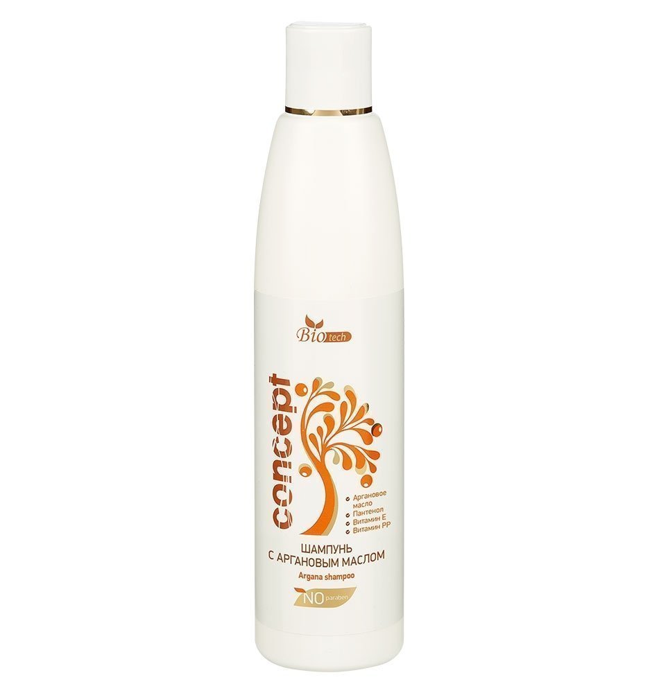 Шампуни для волос:  Concept -  Шампунь с аргановым маслом Argana shampoo (250 мл)