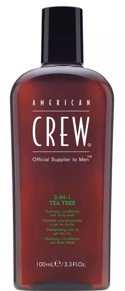 Гели для душа:  AMERICAN CREW -  Средство для волос 3 в 1 чайное дерево 3IN1 TEA TREE (100 мл)