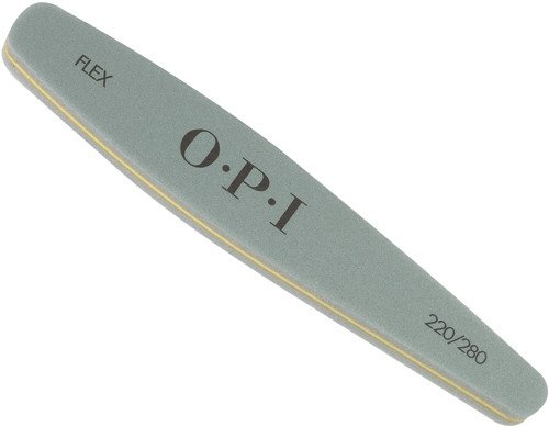 Пилки для ногтей:  OPI -  FLEX Silver/Moss 220/280 Бафф серебряный 220/280 (1 шт.)