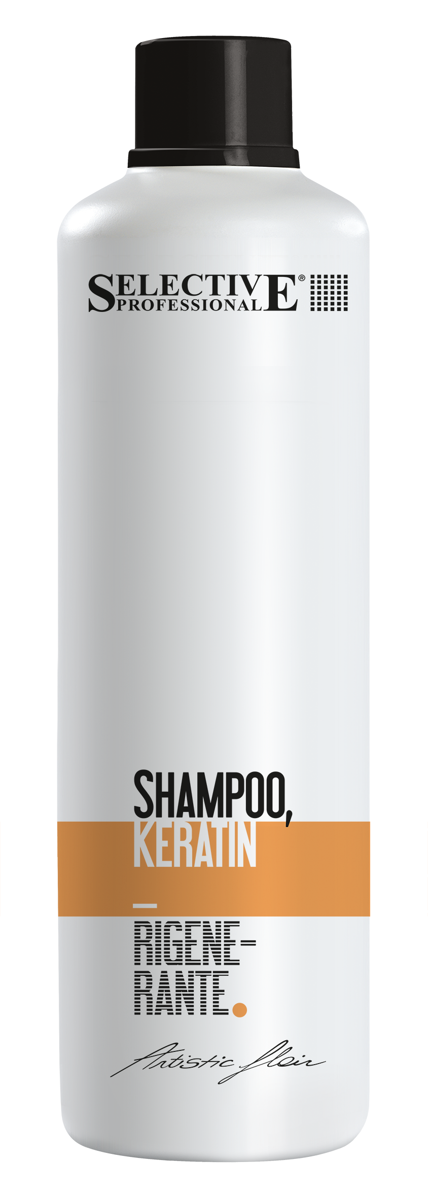 Шампуни для волос:  SELECTIVE PROFESSIONAL -  Шампунь Кератиновый для сухих и поврежденных волос  KERATIN  (1000 мл)