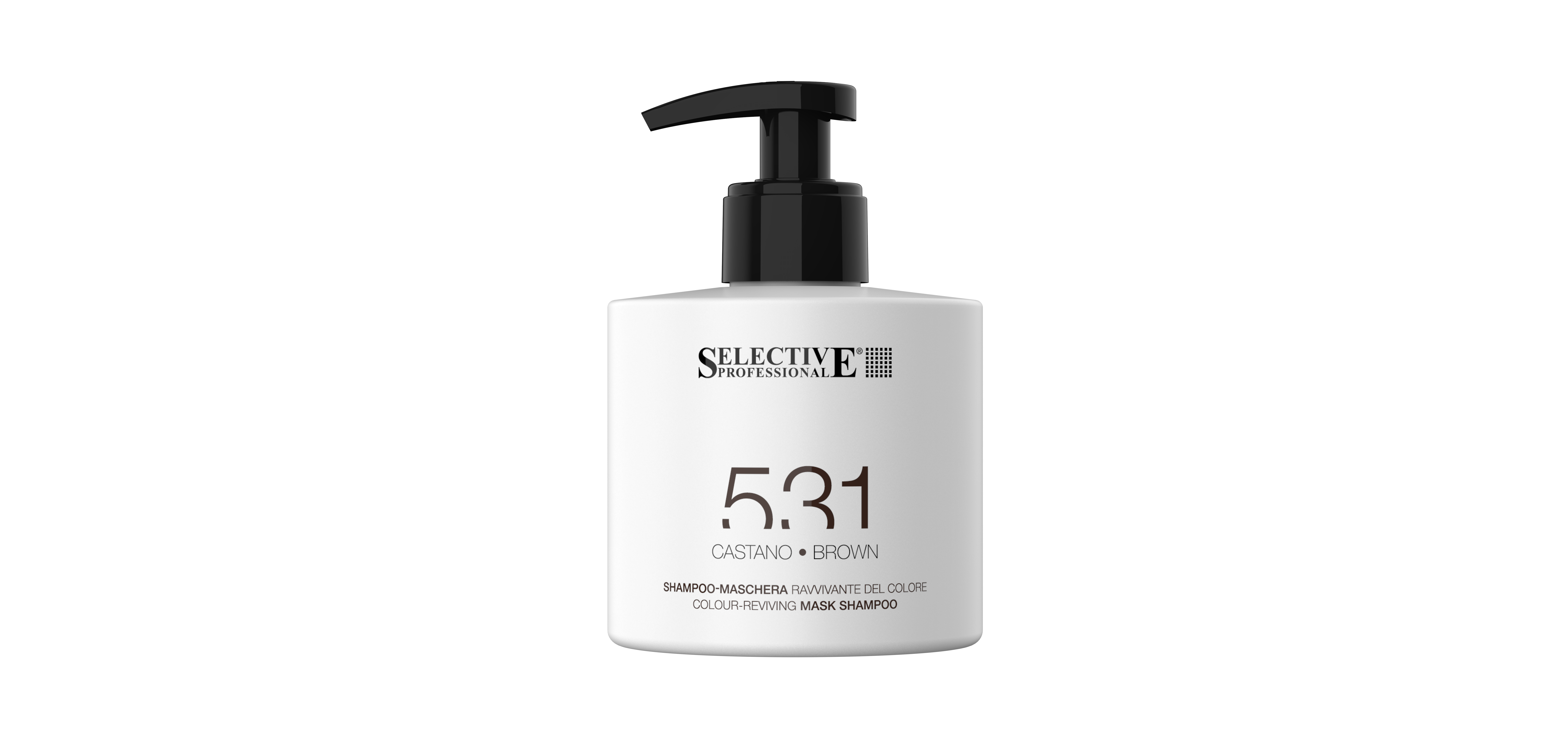 Шампуни для волос:  SELECTIVE PROFESSIONAL -  Оттеночный шампунь - маска 531 для возобновления цвета волос, Коричневый (275 мл)