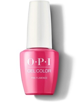 Гель-лаки для ногтей:  OPI -  GELCOLOR гель-лак GCE44A Pink Flamenco (15 мл)