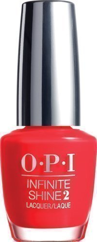 Стойкие покрытия для ногтей:  OPI -  Лак для ногтей Infinite Shine ISL08 Unrepentantly Red